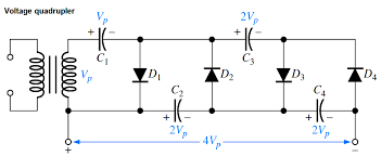 Diodes Voltage Quadrupler Diodes Diode Capacitors