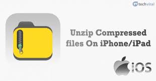 كيفية فك ضغط الملفات المضغوطة على Iphone Ipad