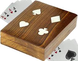 5 out of 5 stars. Uniquekrafts Handmade Wooden Playing Card Deck Holder Cards Decks Vintage Brass Inlay Box Standard Buy Online In Antigua And Barbuda At Antigua Desertcart Com Productid 146788061