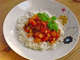 Reis Mit Hackfleisch Und Gemuse Durcheinander Rezept Hackfleisch Reis Und Fleisch