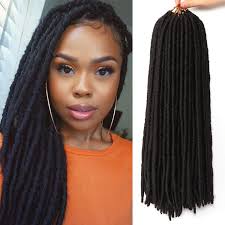 We believe in helping you find the product that is right for you. Amazon Com 7 Packs Dreadlocs Faux Locs Hair Extensions 18 Inch Straight Goddess Locs Black Synthetic Crochet Hair Soft Crochet Braids 18 Inch 1b Beauty