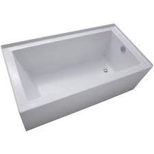Designed to soothe at the end of the day, the evolution deep soaking tub from american standard is a luxurious 18 ½ in. Mirabelle Mirsks6032rwh Sitka 60 X 32 Soaking Tub Soaking Bathtubs Soaking Tub Wall Alcove