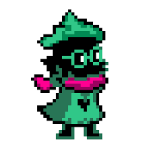 Pixilart - Ralsei Sprite by Erykc1