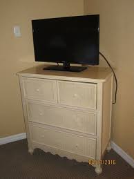 Media cabinet *see offer details. Flat Screen Tv And Dresser In Master Bedroom Picture Of Liki Tiki Village Winter Garden Tripadvisor