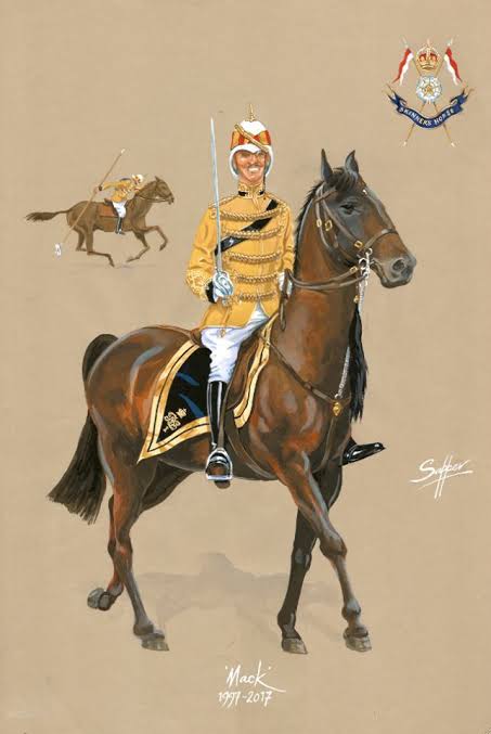 1st Horse (Skinner's Horse), Officer in Full Dress for British Officers not on parade with men, c.1890