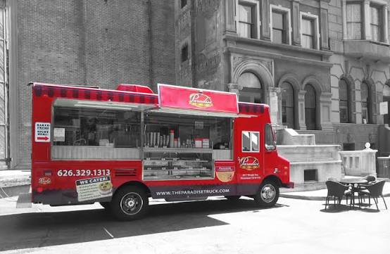 Paradise Cookies & Ice Cream Food Truck — Ice cream shop food truck in Los Angeles, California