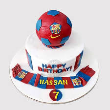 I really loved making this cake for my son in laws birthday, an avid arsenal supporter. Online Football Cake Football Birthday Cake Ferns N Petals