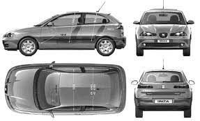 2005 Seat Ibiza Hatchback Blueprint