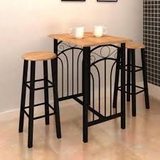 Large selection of colors and styles to choose from. Festnight 3 Piece Dining Table Set Breakfast Table Set With 2 Stool Bar Pub Set Bistro Kitchen Dining Room Home Furniture Buy Online In Bahamas At Bahamas Desertcart Com Productid 97046051