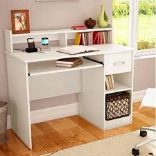 South Shore Study Table Desk Furniture White Modern Computer Desk Small Desk Furniture