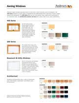 Storm & screen door type. Andersen Window Andersen Pdf Catalogs Documentation Brochures