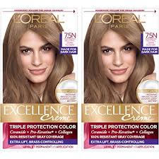 Shop for adore at walmart.ca. Amazon Com L Oreal Paris Excellence Creme Permanent Hair Color 7 5n Dark Neutral Blonde 100 Percent Gray Coverage Hair Dye Pack Of 2 Beauty Personal Care