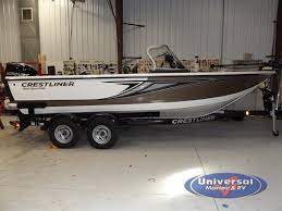 New 2018 Crestliner Sportfish 1950 Sst Fishing Boat At Universal Marine Rv Rochester Mn 78400 507-438-2710 Contact Lo Boat Fishing Boats Classic Boats