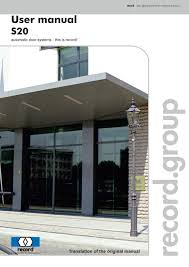 Nation's largest supplier of commercial steel doors, frames, door hardware, & automatic door parts Record S20 Series User Manual Pdf Download Manualslib
