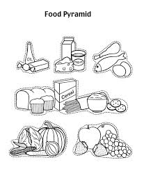 Bookmark icon heart icon share icon. Food Guide Coloring Pages