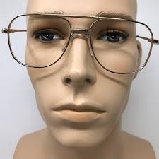 Vintage Specsavers Piloto Anteojos Gafas Marcos Oro Anteojos Marco Retro