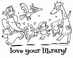 Tag @sllibraries and use #colorourcollections. Library Coloring Pages For Kids Coloring Home