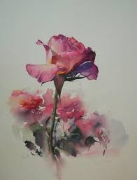 hudozhnik yann lesacher 26 fotografij 水彩 花 花 水彩画 花 絵