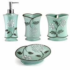 Maybe you would like to learn more about one of these? Home Garden 4 Piece Stylish White Rose Ceramic Bathroom Accessory Brand New In Gift Box Bath