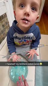 Tell kids to wash cotton candy and their reaction #fypage #fyp #fypyoutube  #funny #funnyvideo