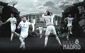 Soccer player poster, football, form, cristiano ronaldo, real madrid. Real Madrid Team Wallpapers On Wallpaperdog