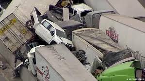 Por lo menos 10 personas perdieron la vida cuando un autobús que llevaba presos estatales resbaló en un paso superior congelado de una carretera en el oeste de. Nm6qrvi1gehutm