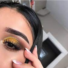 By Flores Nats Makeup Makeuplover Makeupartist Makeupaddict Eyeliner Eyebrows Eyeshadow Eyemakeup Eyelash Yellow Makeup Eye Makeup Smokey Eye Makeup