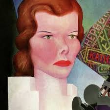 A Portrait Of Katharine Hepburn Wearing A Clare Poster by Edward Steichen