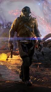 Black and gray wall, 4k wallpaper, architecture, background, brick. Outriders Ps5 Xbox Video Game 4k Ultra Hd Mobile Wallpaper