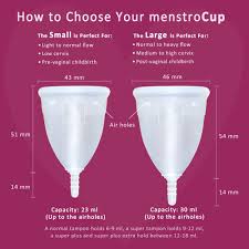 menstrocup a menstrual cup the natural safe and