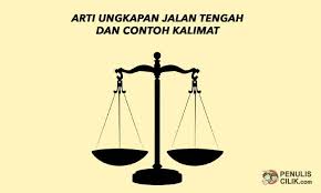 Paman membeli sekantung besar buah duku dan rambutan. Arti Ungkapan Jalan Tengah Dan Contoh Kalimat Penulis Cilik