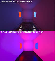 Unfortunately, unlike nvidia's other showcase maps, the minas tirith demonstration isn't playable through the minecraft: Here Is A Second Comparison Between The Bedrock S New Ray Tracing Shaders Bottom And Java S Path Tracing Shaders Top Hope You Like It Minecraft