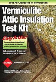 Of concern is zonolite® attic insulation; Vermiculite Attic Insulation Test Kit