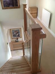 Glass And Oak Balustrade Refurbishment Kit Staircase And Landing Interior Stairs Staircase Design Staircase Makeover