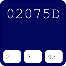 When blue and green combine, the result is cyan. Dark Navy 02075d Hex Color Code Rgb And Paints