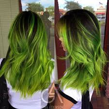 Pravana Neon Green Neon Yellow Green Hair Colors Neon Green Hair Neon Hair
