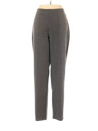 details about cathy daniels women gray casual pants m