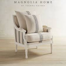 Magnolia Home By Joanna Gaines Collection Magnolia Home White Parlor Chair Far Farmhouse Style Living Room Furniture Living Room Furniture Chairs Furniture
