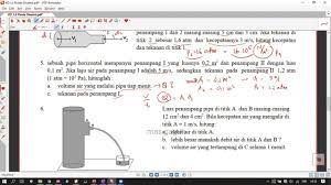 Maybe you would like to learn more about one of these? Pembahasan Soal Prinsip Bernoulli Fluida Dinamis Fisika Kelas 11 Youtube