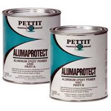 Bernard uses a product called ospho. Pettit Paint Alumaprotect Primer Kit West Marine