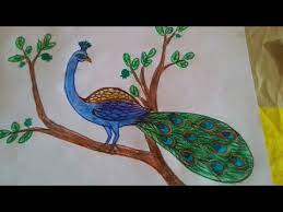 Beautiful rangoli design with colours l muggulu kolam rangoli l रंगोली डिजाइन l rangoli designs fork. Beautiful Peacock Images Drawing Easy Bird Wallpaper