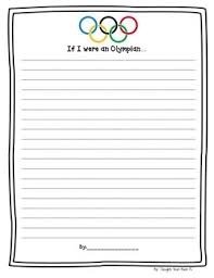 If I Were An Olympian Writing by Hannah Parton