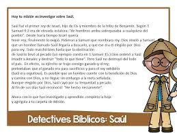 Saul De Los Tales Escuela Dominical Actividades De La Biblia Biblia Para Ninos