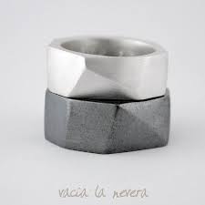 Geometric Wedding Rings Black Engagement Ring Sterling Etsy Black Engagement Ring Black Wedding Rings Silver Wedding Bands