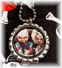 Chucky Bride Of Chucky Tiffany Necklace Pendant Southern Style Horror Themed Jewelry On Etsy 4 99