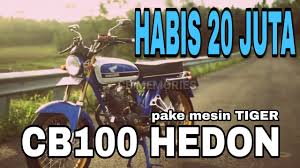 Tiger memiliki langkah 63 sedangkan cb dan gl masih 49.5. Modifikasi Honda Cb 100 Classic Pake Mesin Tiger Youtube