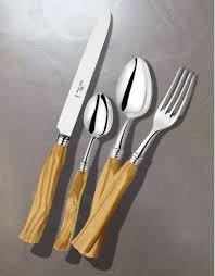 Model Escrime Color Olive Wood Cutlery Flatware By Alain Saint Joanis Made In France Escrime Couvert Maison