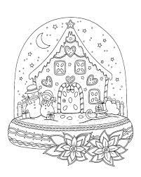 Coloring Globe Sheet Snowsnow Globe Coloring Sheet Weihnachten Zum Ausmalen Weihnachtsmalvorlagen Ausmalbilder