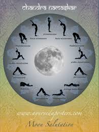 Hatha yoga helps develop the body and mind, bringing a lot of health benefits. Printable Moon Salutation Yoga Novocom Top