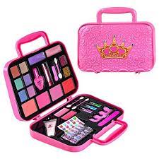 Toysical Kids Makeup Kit For Girl With Make Up Remover 30pc Real Washable Non Toxic Play Princess C In 2021 Kids Makeup Makeup Kit For Kids Little Girl Makeup Kit